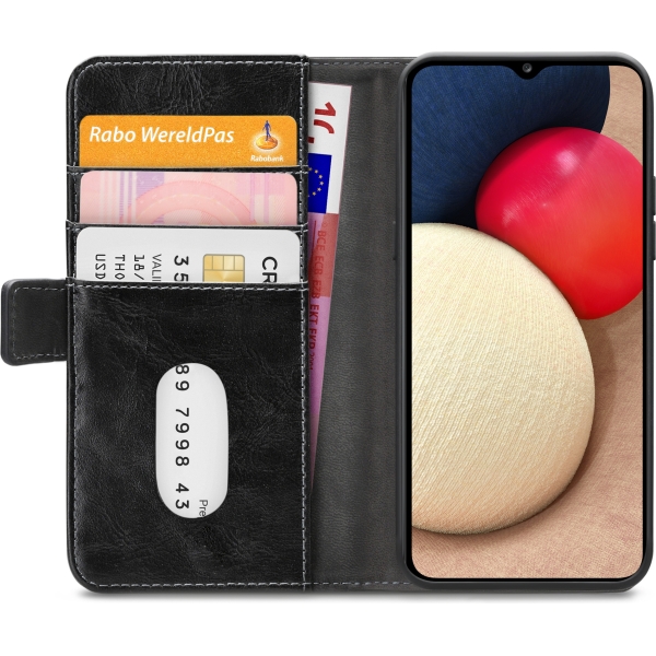 Mobilize Elite Gelly Wallet Book Case Samsung Galaxy A02S Black - Afbeelding 4