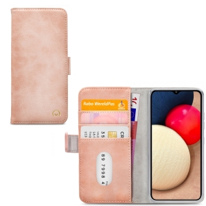 Mobilize Elite Gelly Wallet Book Case Samsung Galaxy A02S Soft Pink