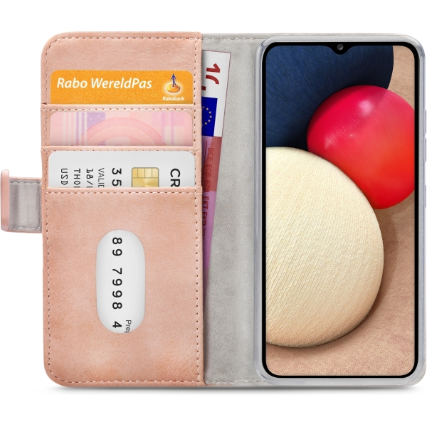 Mobilize Elite Gelly Wallet Book Case Samsung Galaxy A02S Soft Pink - Afbeelding 4