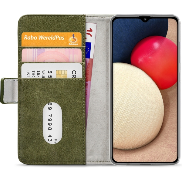 Mobilize Elite Gelly Wallet Book Case Samsung Galaxy A02S Green - Afbeelding 4