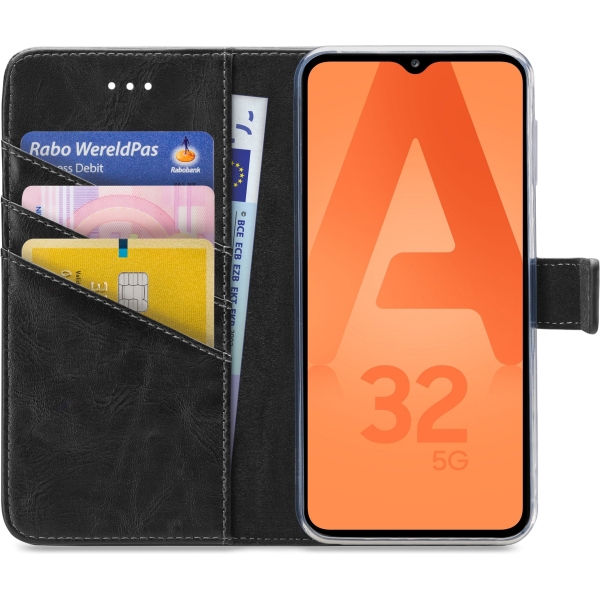 My Style Flex Wallet For Samsung Galaxy A32 5G Black - Afbeelding 3