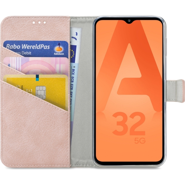 My Style Flex Wallet For Samsung Galaxy A32 5G Pink - Afbeelding 3