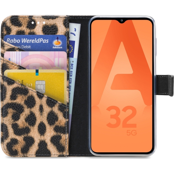 My Style Flex Wallet For Samsung Galaxy A32 5G Leopard - Afbeelding 3