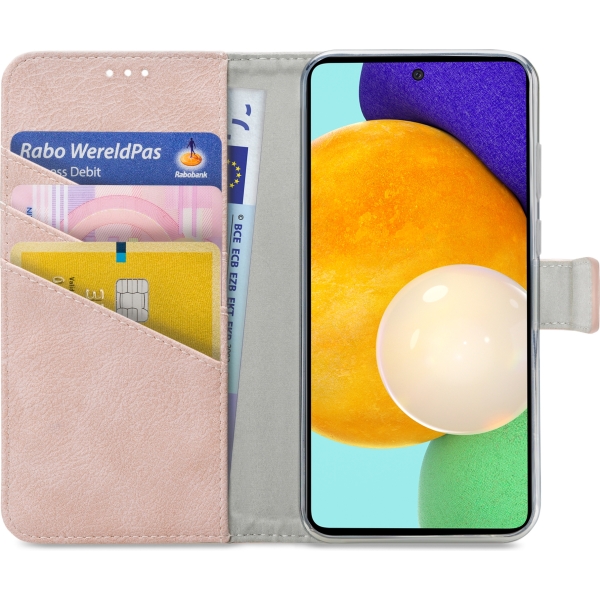 My Style Flex Wallet For Samsung Galaxy A52/A52 5G/A52S 5G Pink - Afbeelding 3