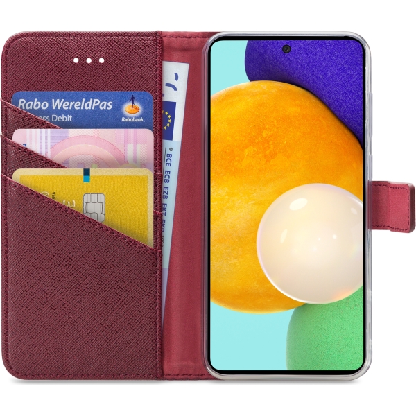 My Style Flex Wallet For Samsung Galaxy A52/A52 5G/A52S 5G Bordeaux - Afbeelding 3