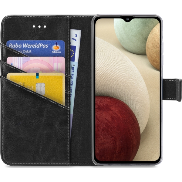 My Style Flex Wallet For Samsung Galaxy A12/M12 Black - Afbeelding 3