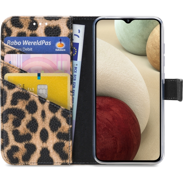 My Style Flex Wallet For Samsung Galaxy A12/M12 Leopard - Afbeelding 3