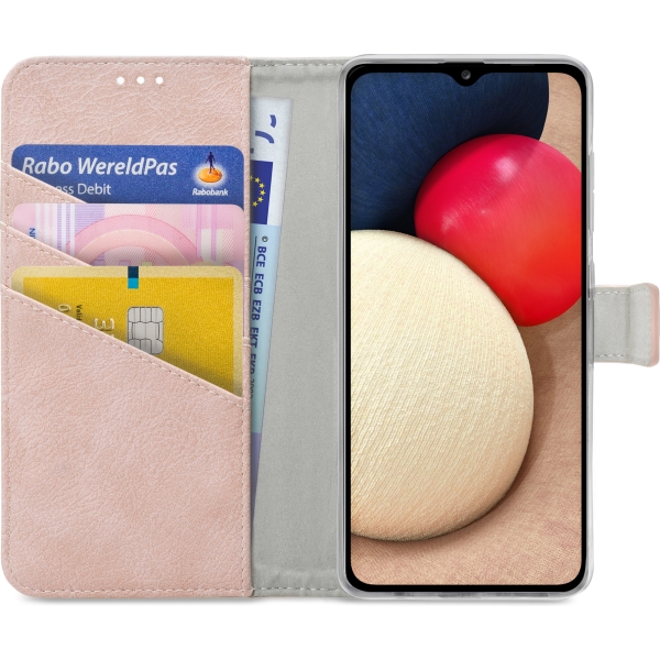 My Style Flex Wallet For Samsung Galaxy A02S Pink - Afbeelding 3
