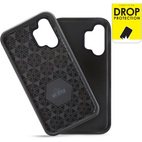 My Style Tough Case For Samsung Galaxy A32 5G Black - Afbeelding 2