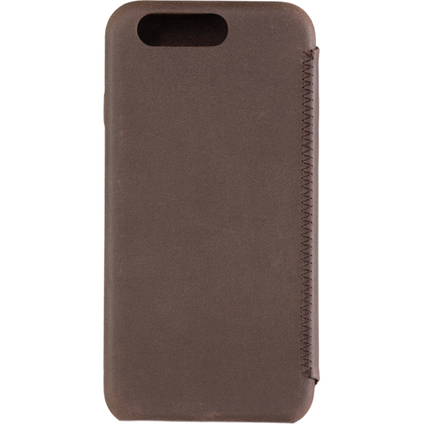 Senza Raw Skinny Leather Booklet Apple Iphone 7 Plus/8 Plus Chestnut Brown - Afbeelding 2