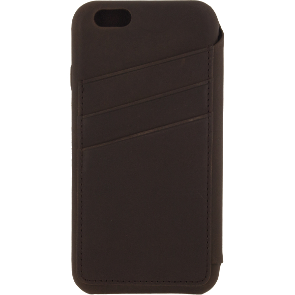 Senza Raw Skinny Leather Wallet Apple Iphone 6/6S Chestnut Brown - Afbeelding 2