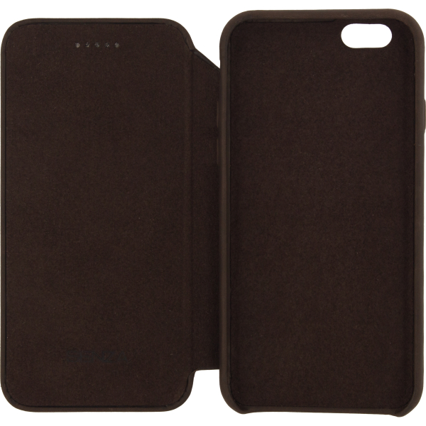 Senza Raw Skinny Leather Wallet Apple Iphone 6/6S Chestnut Brown - Afbeelding 3
