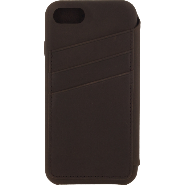 Senza Raw Skinny Leather Wallet Apple Iphone 7/8/Se (2020/2022) Chestnut Brown - Afbeelding 2