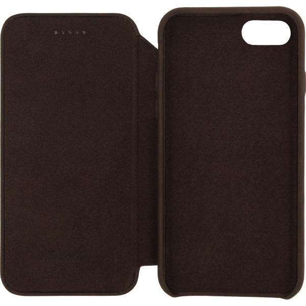 Senza Raw Skinny Leather Wallet Apple Iphone 7/8/Se (2020/2022) Chestnut Brown - Afbeelding 3