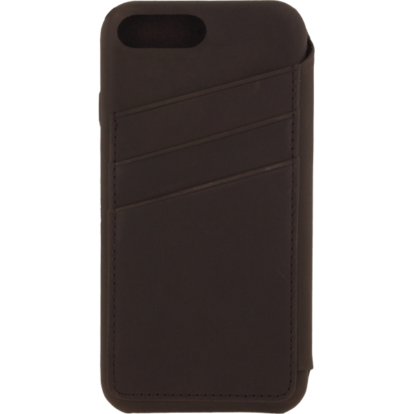 Senza Raw Skinny Leather Wallet Apple Iphone 7 Plus/8 Plus Chestnut Brown - Afbeelding 2