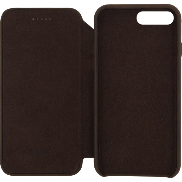 Senza Raw Skinny Leather Wallet Apple Iphone 7 Plus/8 Plus Chestnut Brown - Afbeelding 3