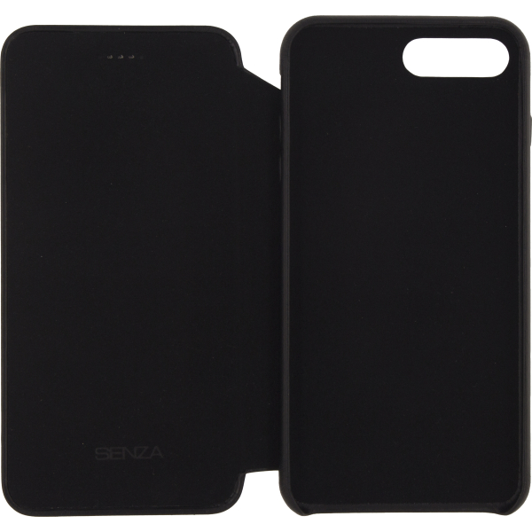 Senza Pure Skinny Leather Wallet Apple Iphone 7 Plus/8 Plus Deep Black - Afbeelding 3