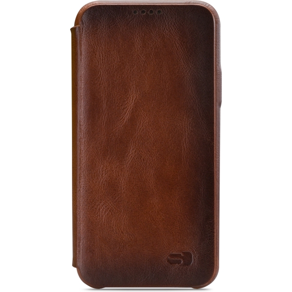 Senza Desire Skinny Leather Wallet Apple Iphone 7 Plus/8 Plus Burned Cognac