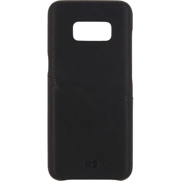 Senza Pure Leather Cover With Card Slot Samsung Galaxy S8 Deep Black
