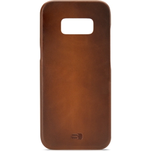 Senza Desire Leather Cover Samsung Galaxy S8+ Burned Cognac