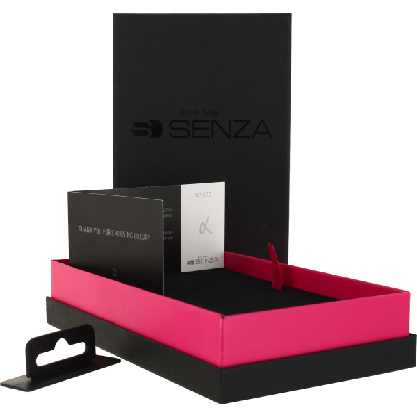 Senza Premium Leather Charge/Sync Cable Micro Usb 1.5M. 12W Black - Afbeelding 6