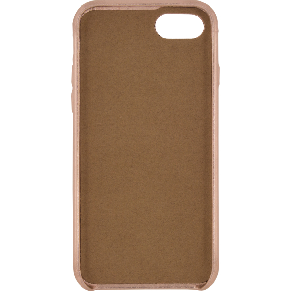 Senza Glam Leather Cover With Card Slot Apple Iphone 7/8/Se (2020/2022) Metallic Rosé - Afbeelding 2