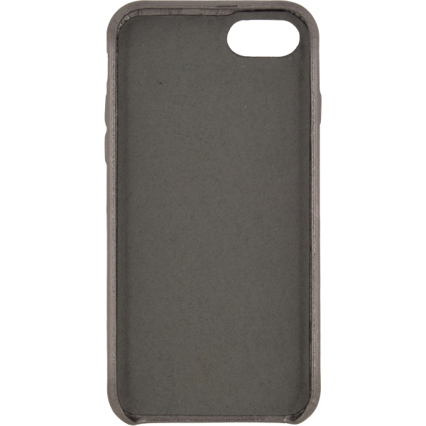 Senza Glam Leather Cover With Card Slot Apple Iphone 7/8/Se (2020/2022) Metallic Grey - Afbeelding 2