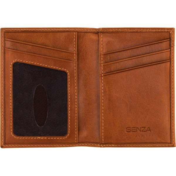 Senza Desire Leather Card Holder Burned Cognac - Afbeelding 3