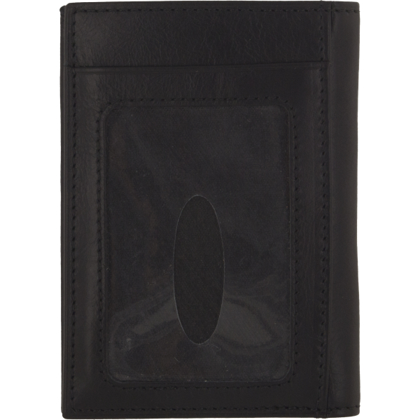 Senza Pure Leather Card Holder Deep Black - Afbeelding 2