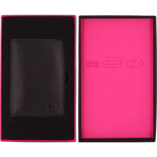 Senza Pure Leather Card Holder Deep Black - Afbeelding 5