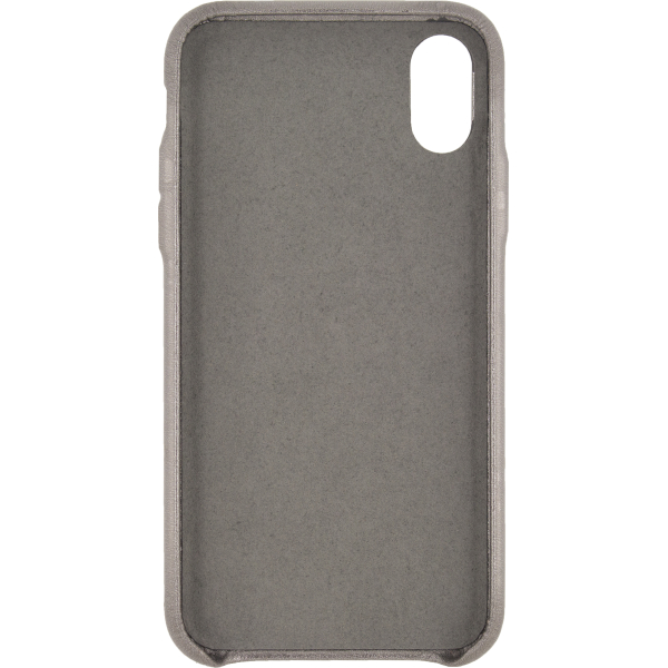 Senza Glam Leather Cover Apple Iphone X/Xs Metallic Grey - Afbeelding 2