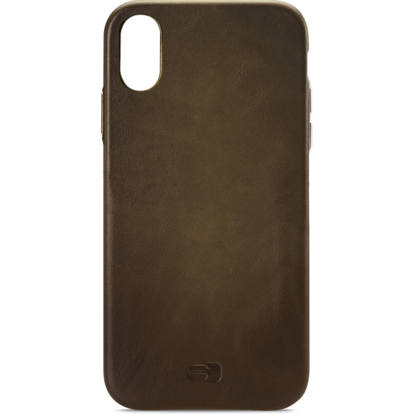 Senza Desire Leather Cover Apple Iphone X/Xs Burned Olive