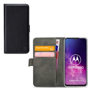 Mobilize Classic Gelly Wallet Book Case Motorola Moto One Zoom Black