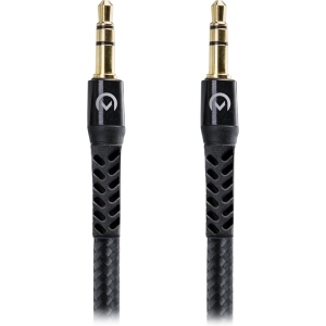Mobilize Strong Nylon Aux Cable 1.5M Black