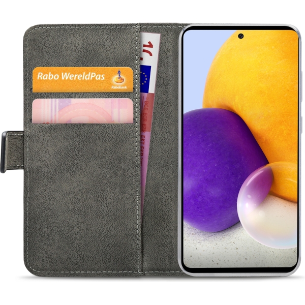 Mobilize Classic Gelly Wallet Book Case Samsung Galaxy A72 4G Black - Afbeelding 4