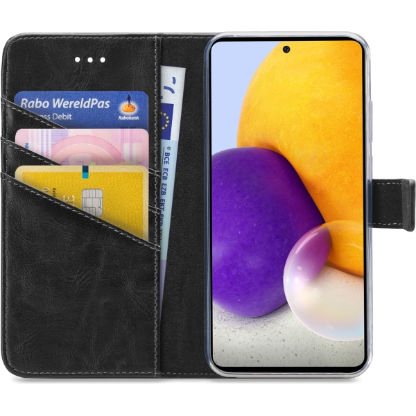 My Style Flex Wallet For Samsung Galaxy A72 4G Black - Afbeelding 3