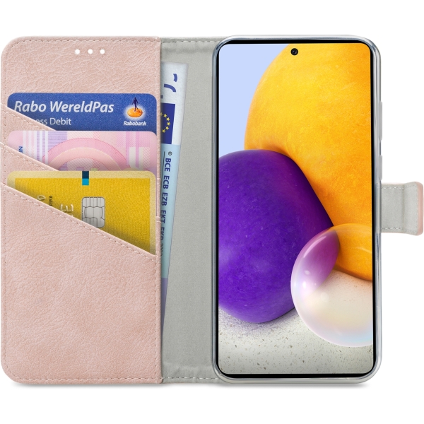 My Style Flex Wallet For Samsung Galaxy A72 4G Pink - Afbeelding 3