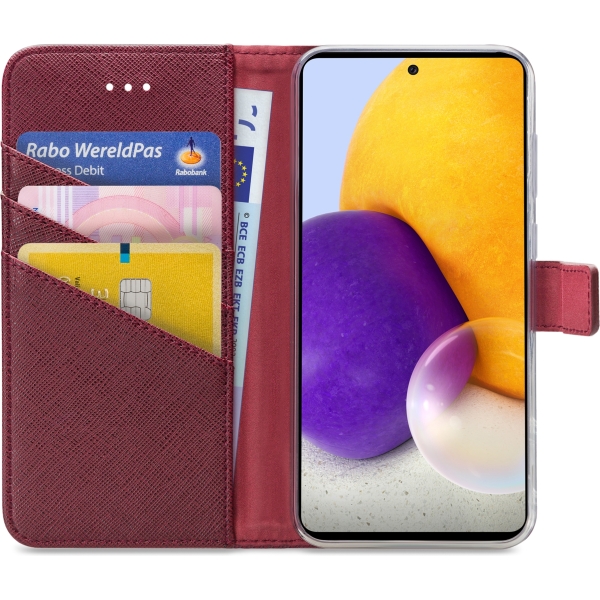 My Style Flex Wallet For Samsung Galaxy A72 4G Bordeaux - Afbeelding 3