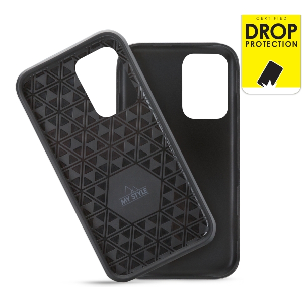 My Style Tough Case For Samsung Galaxy A72 4G Black - Afbeelding 2