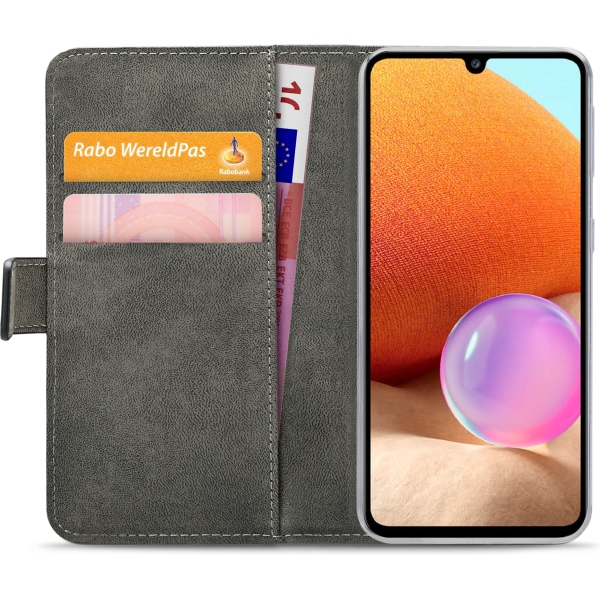 Mobilize Classic Gelly Wallet Book Case Samsung Galaxy A32 4G Black - Afbeelding 4