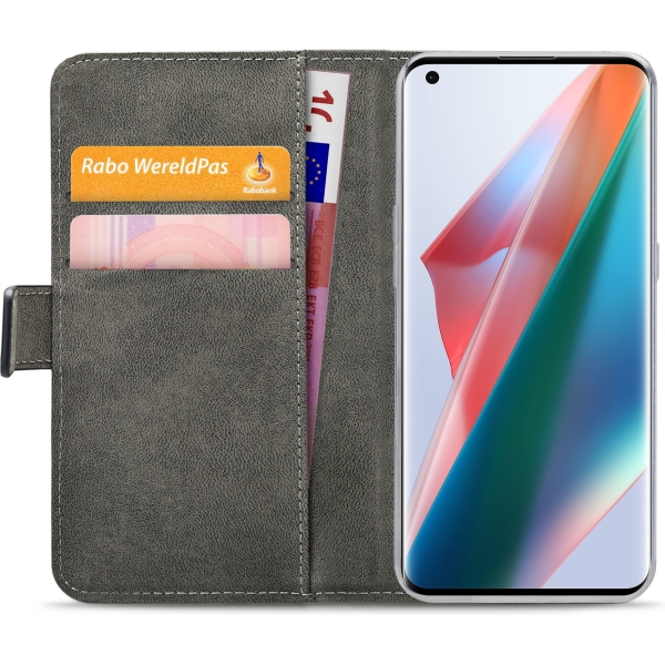 Mobilize Classic Gelly Wallet Book Case Oppo Find X3/X3 Pro Black - Afbeelding 4