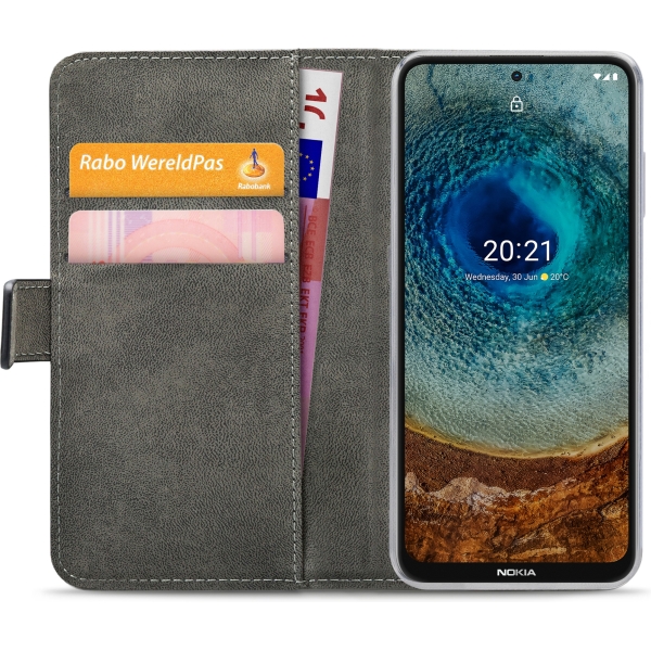 Mobilize Classic Gelly Wallet Book Case Nokia X10/X20 Black - Afbeelding 4