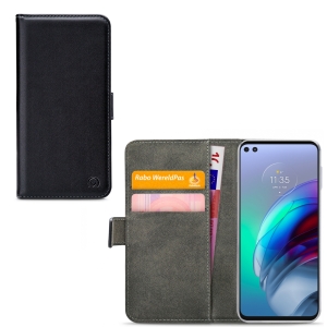 Mobilize Classic Gelly Wallet Book Case Motorola Moto G100 Black