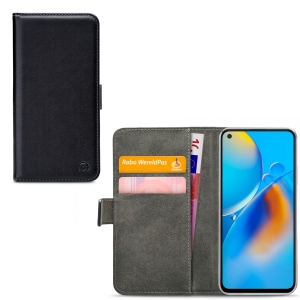 Mobilize Classic Gelly Wallet Book Case Oppo A74 4G Black