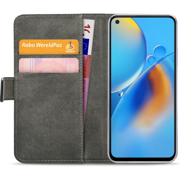 Mobilize Classic Gelly Wallet Book Case Oppo A74 4G Black - Afbeelding 4