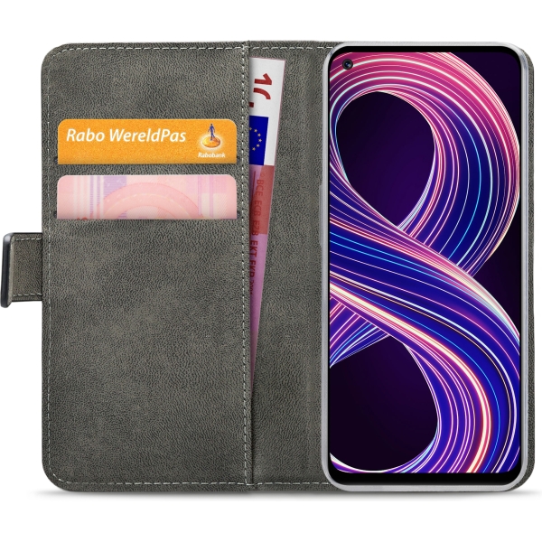 Mobilize Classic Gelly Wallet Book Case Realme 8 5G/Narzo 30 5G Black - Afbeelding 4