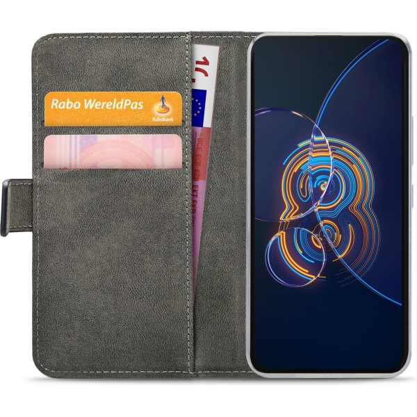 Mobilize Classic Gelly Wallet Book Case Asus Zenfone 8 Flip Black - Afbeelding 4