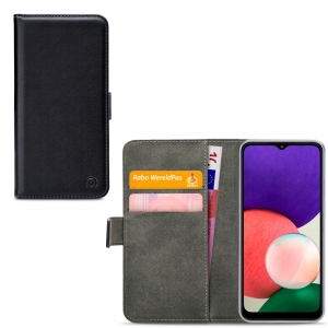 Mobilize Classic Gelly Wallet Book Case Samsung Galaxy A22 5G Black