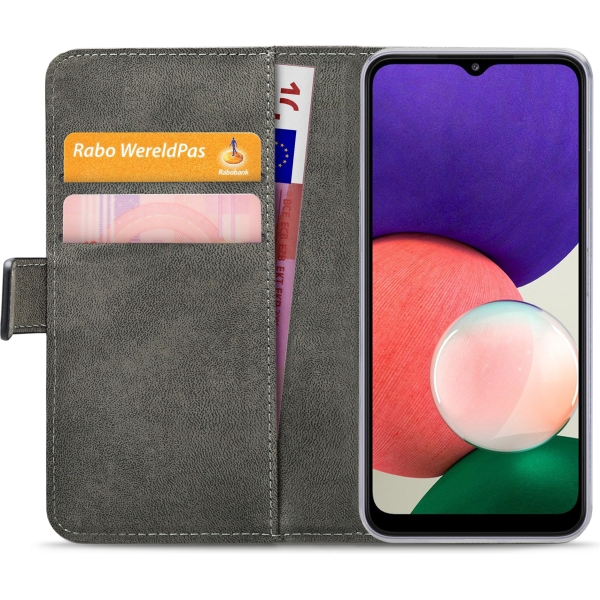 Mobilize Classic Gelly Wallet Book Case Samsung Galaxy A22 5G Black - Afbeelding 4