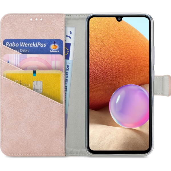 My Style Flex Wallet For Samsung Galaxy A32 4G Pink - Afbeelding 3